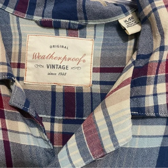 Men's Blue and Red Plaid Shirt ~ Size XL~
Business Casual - Picture 2 of 10